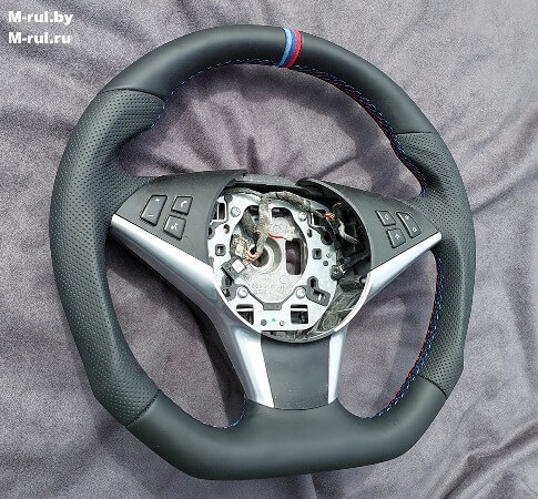 Перетяжка руля BMW 5 E60. M-rul.by