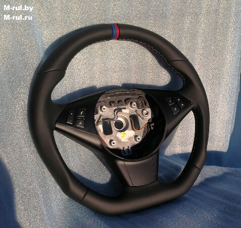 Перетяжка руля BMW 5 E60. M-rul.by