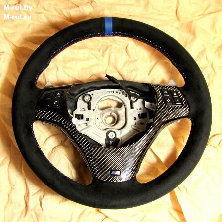 Перетяжка руля BMW 3 E90M. M-rul.by