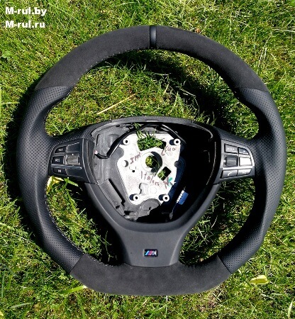 Перетяжка руля BMW 5 F10. M-rul.by
