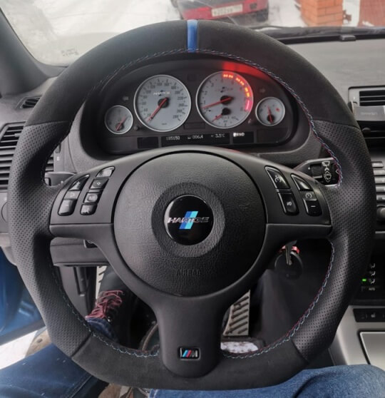 Перетяжка руля BMW 3 E46. M-rul.by