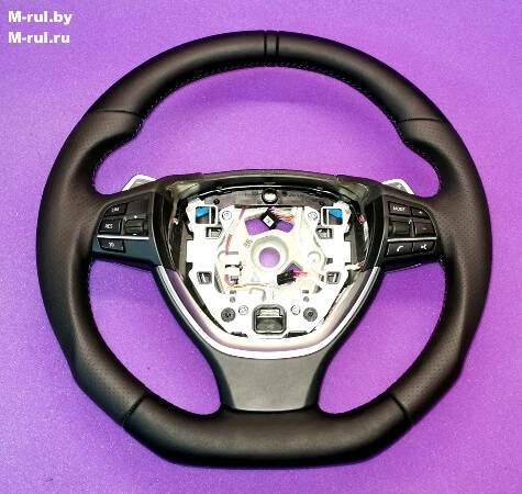 Перетяжка руля BMW 5 E60. M-rul.by